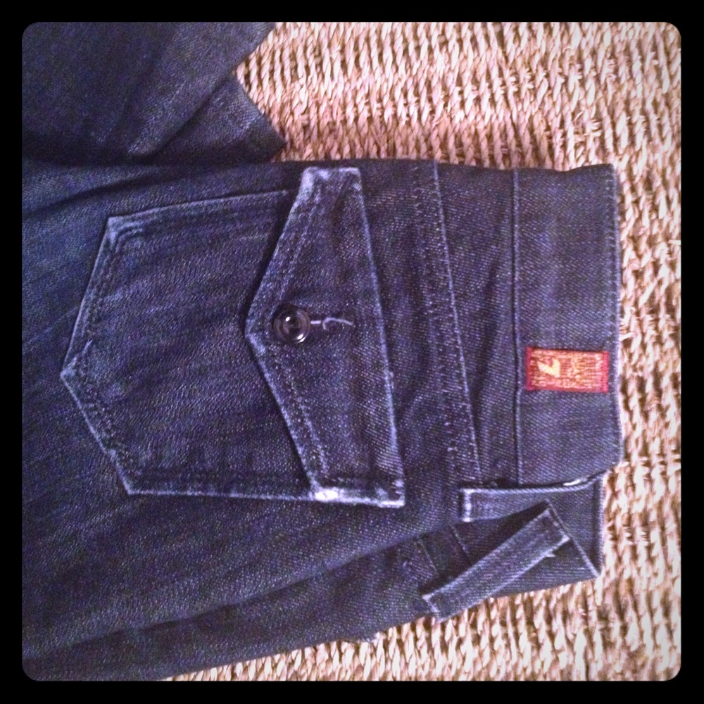 7 Jeans - Dark - Editor pants.